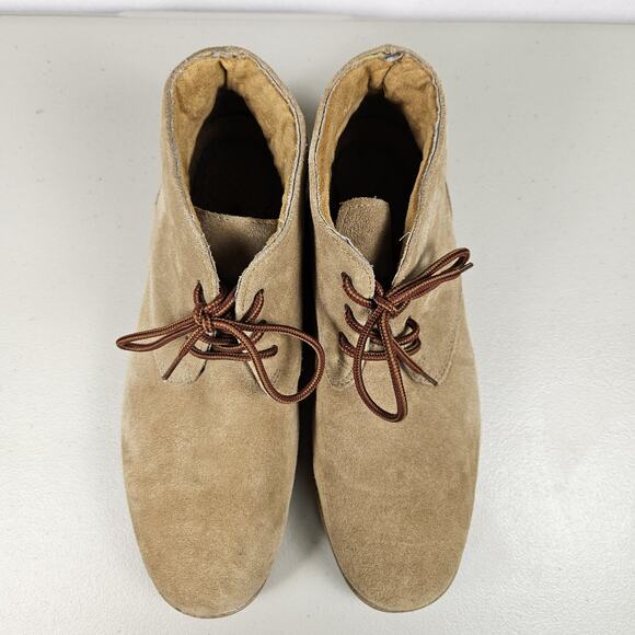 Nunn Bush Suede Leather Mens Chukka Boots Woodbury Ankle Tan 84445-269 Size 10 - Picture 7 of 16